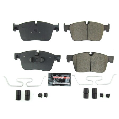Powerstop BRAKE PADS FMSI Number D1861; Carbon Fiber Infused Ceramic; Set Of 4; With Hardware Z23-1861